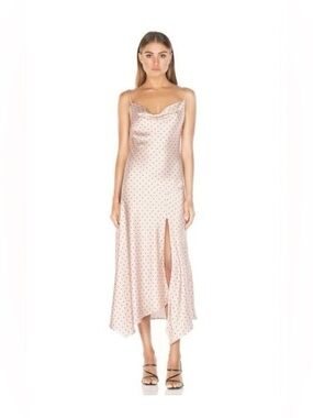 Misha Collection Poppy Dress in Blush Navy Size 2